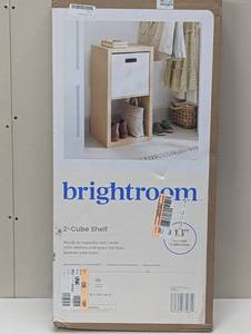 lot 35 image: 2 Cube Organizer - Brightroom -Natural