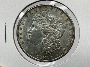 lot 10 image: 1881 Morgan Dollar