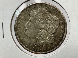 lot 17 image: 1921-S Morgan Dollar