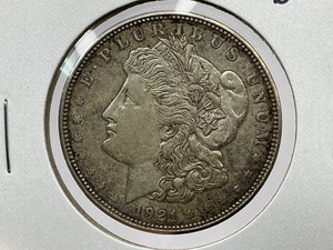 lot 18 image: 1921-D Morgan Dollar