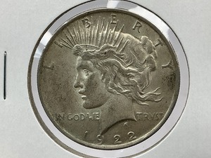 lot 20 image: 1922 Peace Dollar