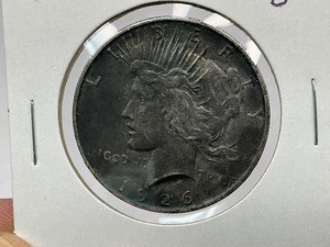 lot 25 image: 1926-D Peace Dollar