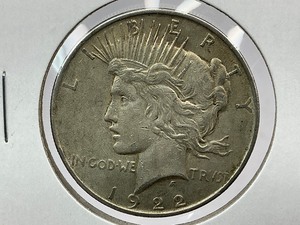 lot 37 image: 1922 Peace Dollar
