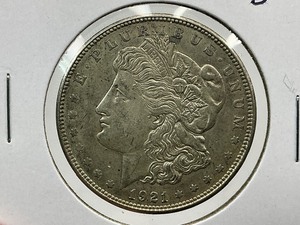 lot 45 image: 1921-D Morgan Dollar