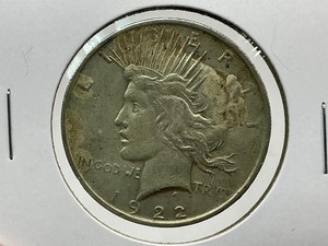 lot 51 image: 1922 Peace Dollar
