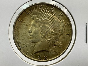 lot 60 image: 1922 Peace Dollar