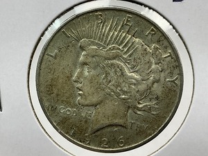 lot 62 image: 1926-S Peace Dollar