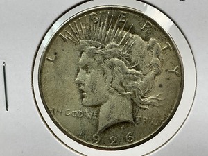 lot 70 image: 1926-S Peace Dollar
