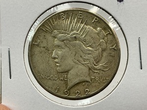 lot 91 image: 1922-S Peace Dollar