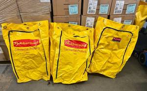 lot 15 image: 3x Rubbermaid Heavy Duty Canvas Bags