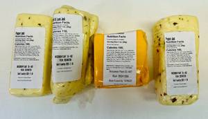 lot 103 image: 4 Cheese Variety-2 PepperJack, Cheddar & Morel & Leek