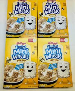 lot 118 image: 4x 14.3oz Frosted Mini Wheats-Golden Honey