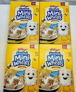 lot 119 image: 4x 14.3oz Frosted Mini Wheats-Golden Honey