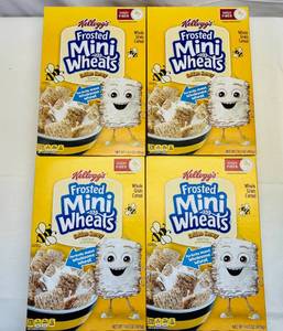 lot 120 image: 4x 14.3oz Frosted Mini Wheats-Golden Honey