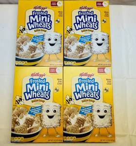lot 122 image: 4x 14.3oz Frosted Mini Wheats-Golden Honey