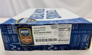 lot 130 image: G. 15lbs 9Hickory Smoked Bulk Bacon