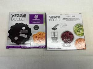 lot 367 image: Veggie Bullet Udon Blade Spiralizes Vegetables