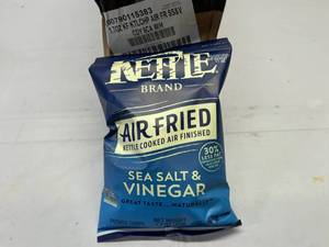 lot 444 image: S. 6x 1.7oz Kettle Air Fried Sea Salt & Vinegar Potato Chips