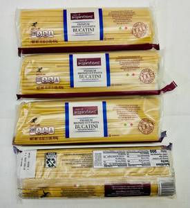 lot 320 image: 4x 1lb Premium Bronze Cut Pasta Bucatini-Taste of Inspirations 122025