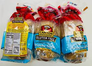 lot 318 image: 3x 14.4oz(6ct) Canyon Bakehouse Brioche-Style Sweet Rolls Gluten Free-Use by 42025