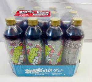 lot 331 image: 12x 20oz Splash Fizz 0 Sugar Electrolytes-Black Cherry