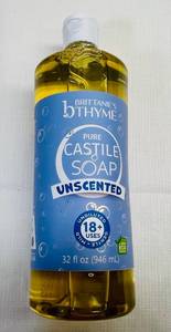 lot 307 image: 1x 32oz Pure Castille Soap(Olive Oil Based) Undiluted & Unscented 18 ways to use