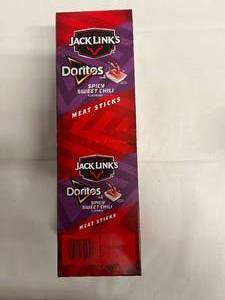 lot 158 image: 2x 20x 0.92oz pkgs Jacks Links Spicy Sweet Chili