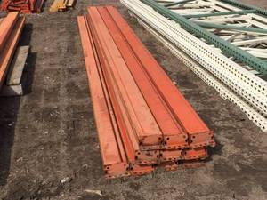 lot 109 image: 10 Pallet Racking 14 Shelf Rails