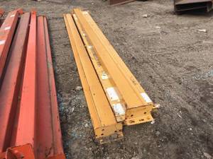 lot 110 image: 4 Pallet Racking 9 Shelf Rails