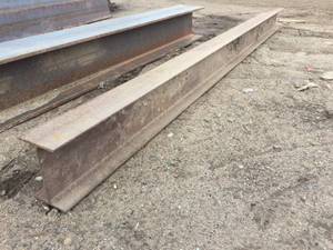 lot 112 image: Steel I Beam 6 x 4 x 14 x 8
