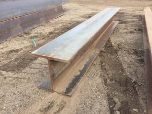 lot 113 image: Steel I Beam 8 14 x 8 x 716 x 59