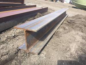 lot 115 image: Steel I Beam 8 x 8 x 12 x 710