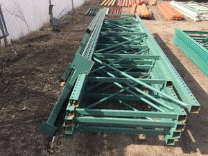 11 Pallet Racking 42" Uprights - Approx 7'-15'