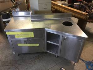 lot 120 image: NSF Stainless Steel PrepWork Station - 63 12 Wide