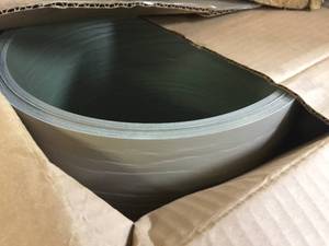 lot 143 image: (6) Rolls 14 x 50 Ft Steel Coil Woodgrain - Norwegian Wood