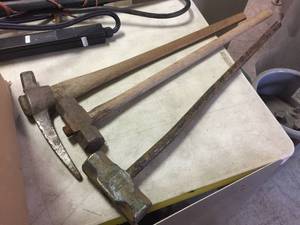 lot 149 image: 2 Sledge Hammers & Pick Tool