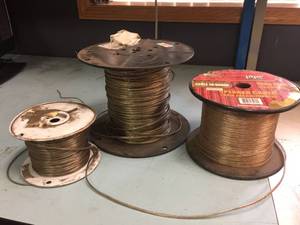 lot 156 image: 3 Spools Speaker Cable