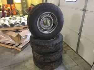 lot 169 image: Set of 4 Wildpeak HT Falken LT 24575R16 Truck Tires