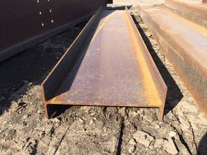 lot 212 image: Steel I Beam 12 x 4 x 316 x 65