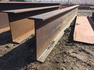 lot 215 image: Steel I Beam 12 14 x 4 x 38 x 93