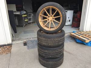 lot 273 image: Wow Set of 4 Variant Alloy 20 Rims Wearing Pirelli Tires