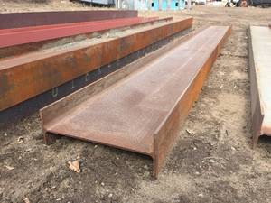 lot 282 image: Steel I Beam 15 58 x 5 12 x 516 x 148