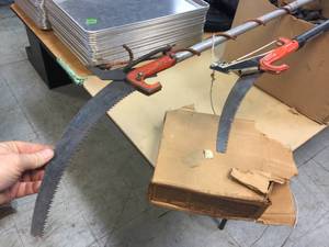 lot 330 image: 2 Pole SawLoppers - Fixed 10 Ft & Tele 5-9