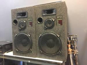 lot 355 image: Pair Acoustic 3312 Studio Monitor Speakers