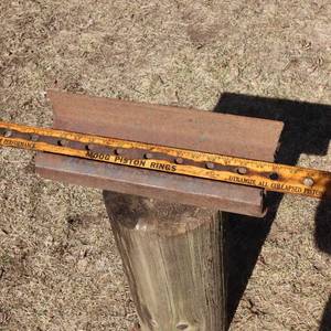 lot 43 image: Railroad track that can be used as an Anvil