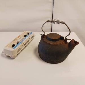 Used Cast Iron Kettle