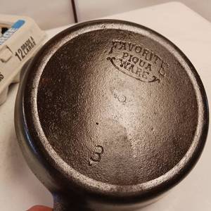 Piqua Ware Cast Iron Skillet #3