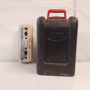 lot 46 image: Coleman Northstar Propane Lantern whard plastic case