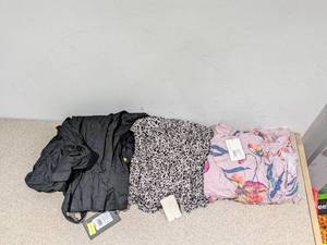 lot 23 image: 3 BRAND NEW LARGE ASSORTED WOMENS DRESSESJUMPSUITS