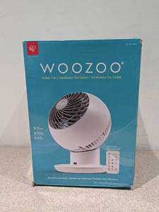 lot 40 image: WOOZOO GLOBE FAN W REMOTE